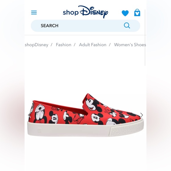 NWT MELISSA | Disney Mickey Minnie Mouse Ground Sneakers Size 7 Unisex - Picture 10 of 12